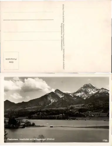 67583,Faakersee bei Faak Inselhotel 1929
