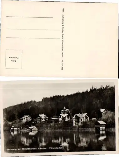 67595,Seeboden am Millstättersee Villenviertel 1926
