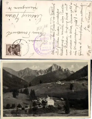 68975,Pension Plöckenhaus b. Mauthen 1935