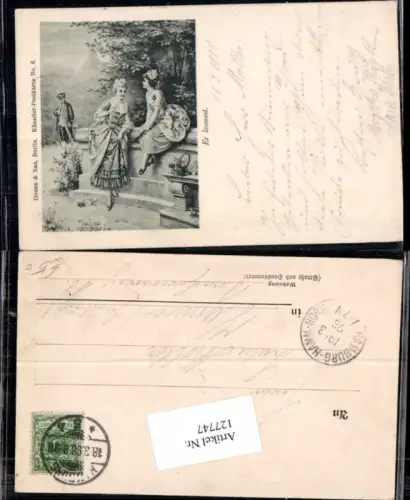 127747,Künstlerkarte Goens e Nau Berlin Karte 6 Jugendstil Frauen