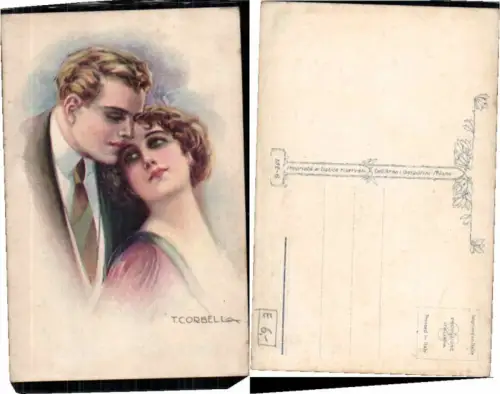63309,T. Corbella Jugendstil Liebespaar Paar