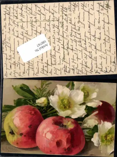 100747,Catharina Klein Apfel Äpfel Obst Früchte Blumen G.O.M. 2423