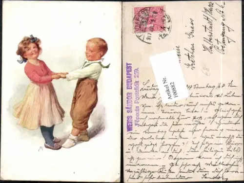 100882,Karl Feiertag Kinder tanzen Reigen B.K.W.I 393-2