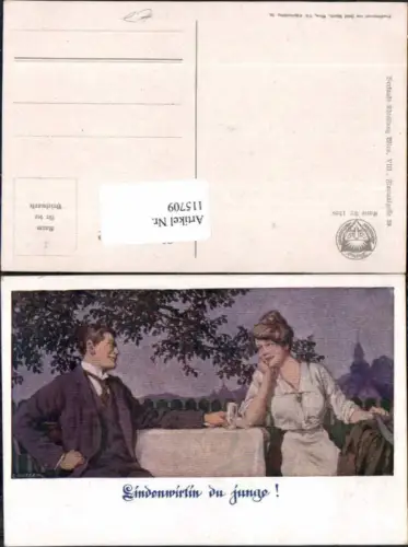 115709,Deutscher Schulverein 1326 Ernst Kutzer Lindenwirtin du Junge