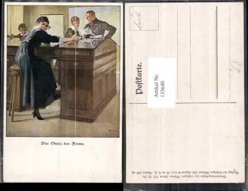 133640,B. Wennerberg Serie VII Nr 5 Der stolz der Firma