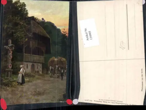 134905,H. Hoffmann Heimkehr v.d. Ernte pub Edmund von König Heidelberg