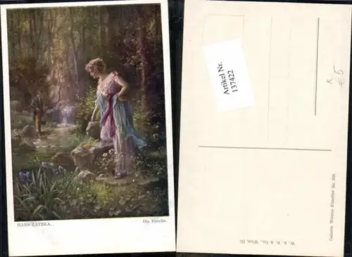 137422,Hans Zatzka Die Forelle Galerie Wiener Künstler 630