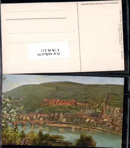 138111,H. Hoffmann Heidelberg vom Philosophenberg pub Edmund von König