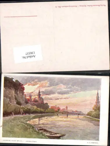 138337,E.T. Compton Salzburg gegen Mülln Abendglühen