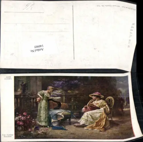 140905,Hans Zatzka Freudige Botschaft