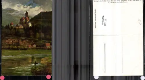 187122,Künstler Ak Heinrich Hoffmann Schloß Zwingenberg a. Neckar