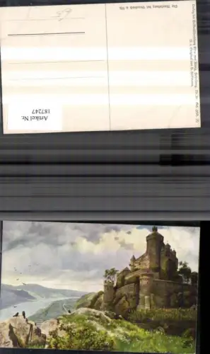 187247,Künstler Ak Heinrich Hoffmann Die Marksburg b. Braubach a. Rhein