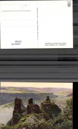 187260,Künstler Ak Heinrich Hoffmann Die feindlichen Brüder Ruine Sterrenberg u. Siebenstein