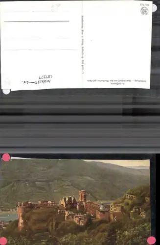 187277,Künstler Ak Heinrich Hoffmann Heidelberg Das Schloß v. d. Molkenkur gesehen