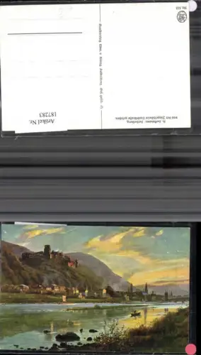 187283,Künstler Ak Heinrich Hoffmann Heidelberg v. d. Ziegelhäuser Landstrasse gesehen