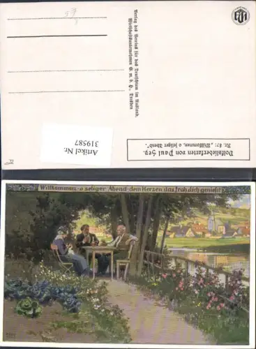 319587,Künstler Ak Paul Hey Volksliederkarte 87 VDA