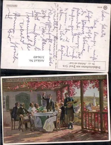 319649,Künstler Ak Paul Hey Volksliederkarte 43 VDA