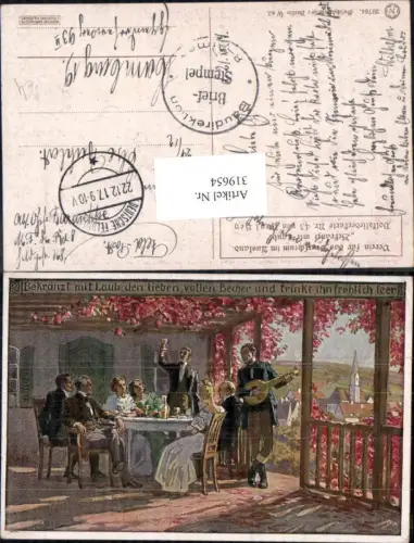 319654,Künstler Ak Paul Hey Volksliederkarte 43 VDA