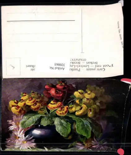 320065,Künstler Ak Mary Golay Stillleben Blumen Vase pub Theo Stroefer 618