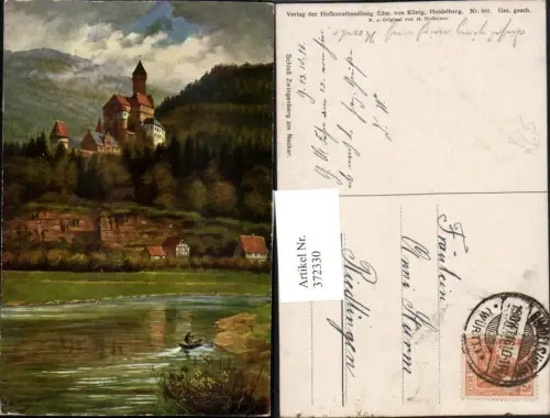 372330,Künstler AK Heinrich Hoffmann Schloss Zwingenberg am Neckar