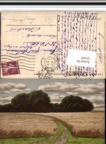 521037,Künstler AK Alfred Mailick Landschaft Feld pub Meissner e Buch 1419