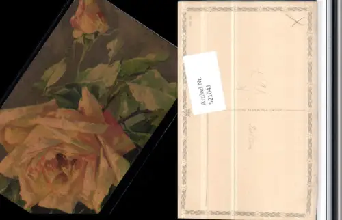 521041,Künstler AK Catharina Klein Gelbe Rosen Blume pub Wenau