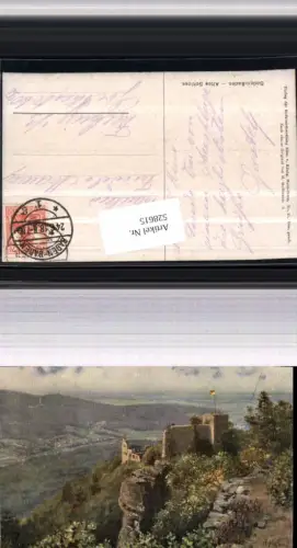 ,Künstler AK Heinrich Hoffmann Baden Baden Schloss