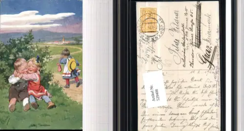 529406,Künstler AK Karl Feiertag Der Treulose pub B.K.W.I 330-6