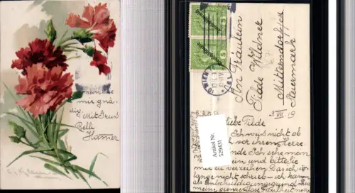 529431,Künstler AK Catharina Klein Blumen