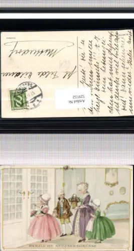 529552,Künstler AK Pauli Ebner Neujahrsgrüsse Kinder pub Munk Vienne 1191