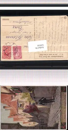 529558,Künstler AK Paul Hey Volksliedkarte Liedkarte 47