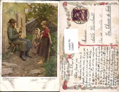 539067,Künstler AK Karl Feiertag Märchen Märchenerzähler