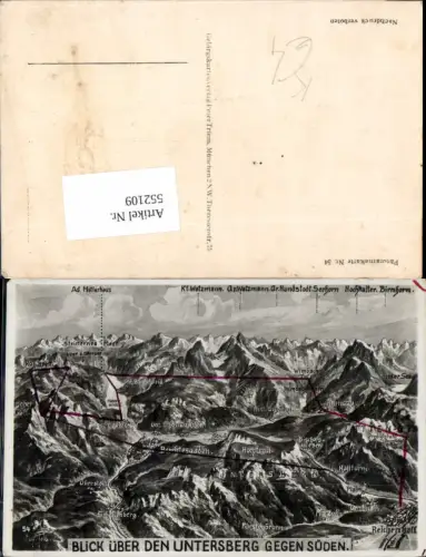 552109,Künstler AK Eugen Felle Vogelschau Berchtesgaden Strub Schellenberg Marzoll