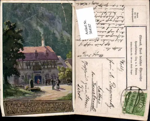 564167,Künstler AK Ernst Kutzer Stifter Karte 109 Ostmark Bund deutscher Österreicher