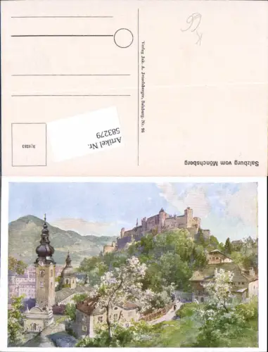 583279,Künstler AK E.T. Compton Salzburg