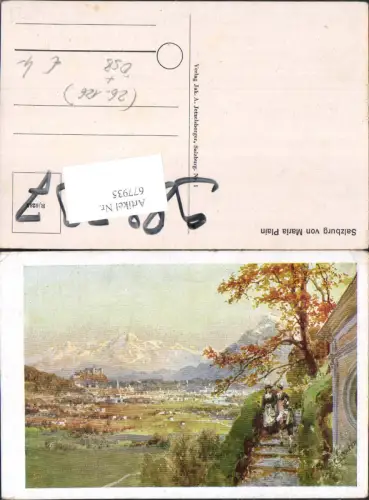 677935 Künstler AK Edward Theodore Compton Salzburg Maria Plain