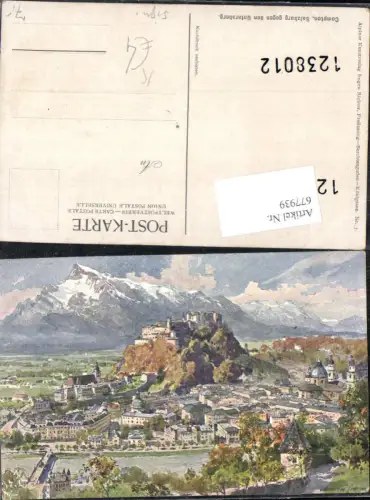 677939 Künstler AK Edward Harrison Compton Salzburg Untersberg