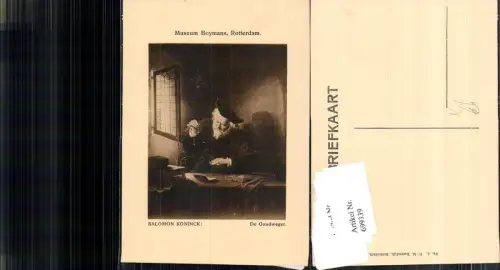 699339 Künstler AK Salomon Koninck De Goudweger
