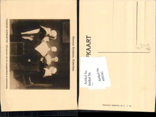 699341 Künstler AK Therese Schwartze Museum Boymans Rotterdam