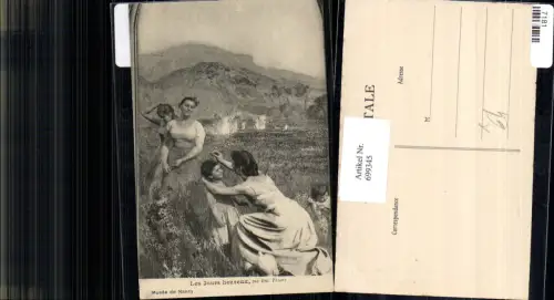 699345 Künstler AK Em. Friant Mutter Jugendstil Frauen Mädchen Musee de Nancy