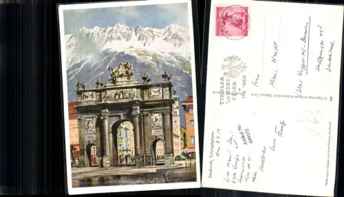 699352 Künstler AK Franz Schwetz Innsbruck gel Barmen Wuppertal