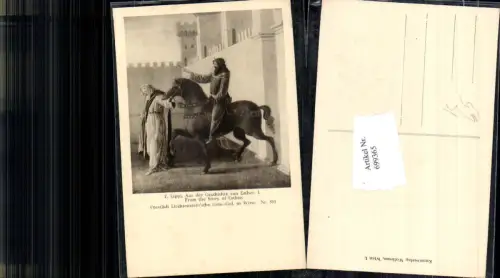 699365 Künstler AK F. Lippi Esther Pferd