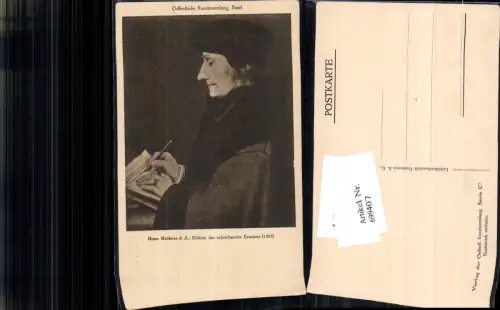 699407 Künstler AK Hans Holbein d. Jüngere schreiben