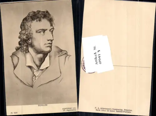 699411 Künstler AK F. Jagemann Friedrich Schiller pub Ackermann 1659