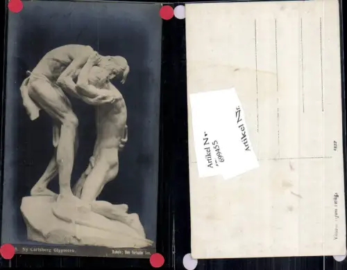 699455 Künstler AK Dubois Ny Carlsberg Glyptotek Akt Erotik Skulptur
