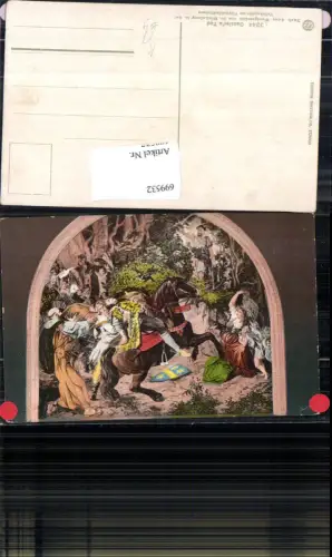 699532 Künstler AK Dr. Stückelberg Gesslers Tod Tellskapelle