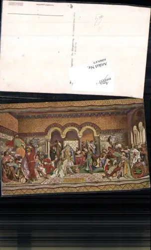 699542 Künstler AK Moritz von Schwind E. Schulz Sängerkrieg