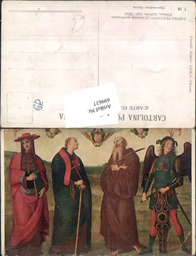 699637 Künstler AK Pietro Perugino Engel Religion