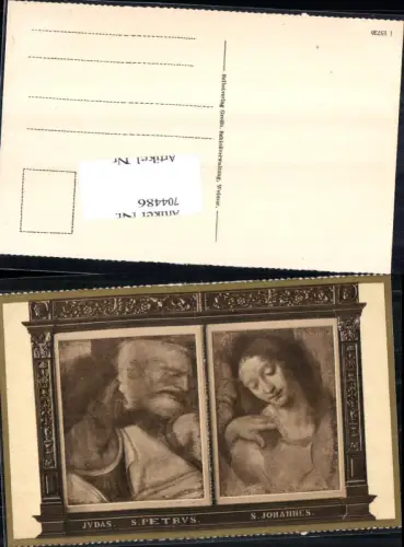 704486 Künstler AK Judas Religion S. Johannes