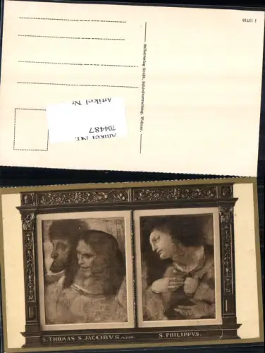 704487 Künstler AK S. Thomas Jakob Philippus Philipp